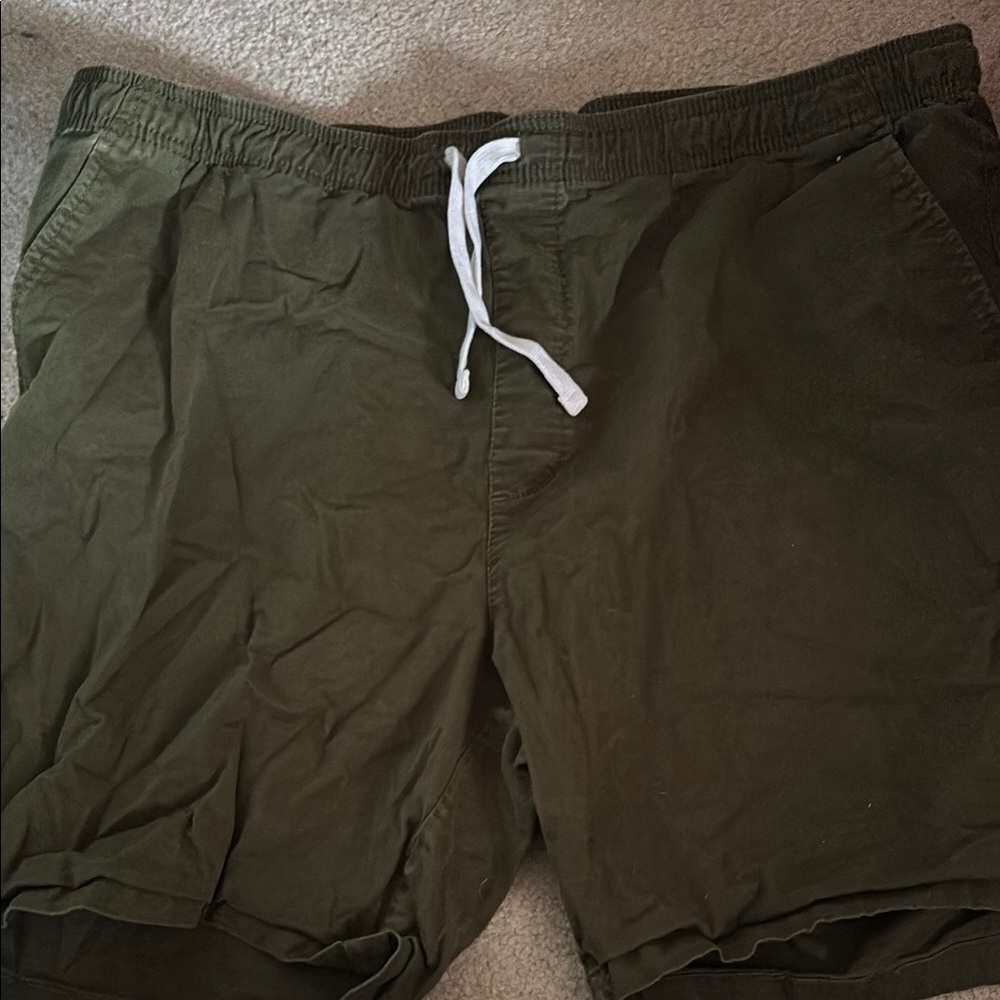Goodfellow & Co Green Athletic Shorts Lightweight Design